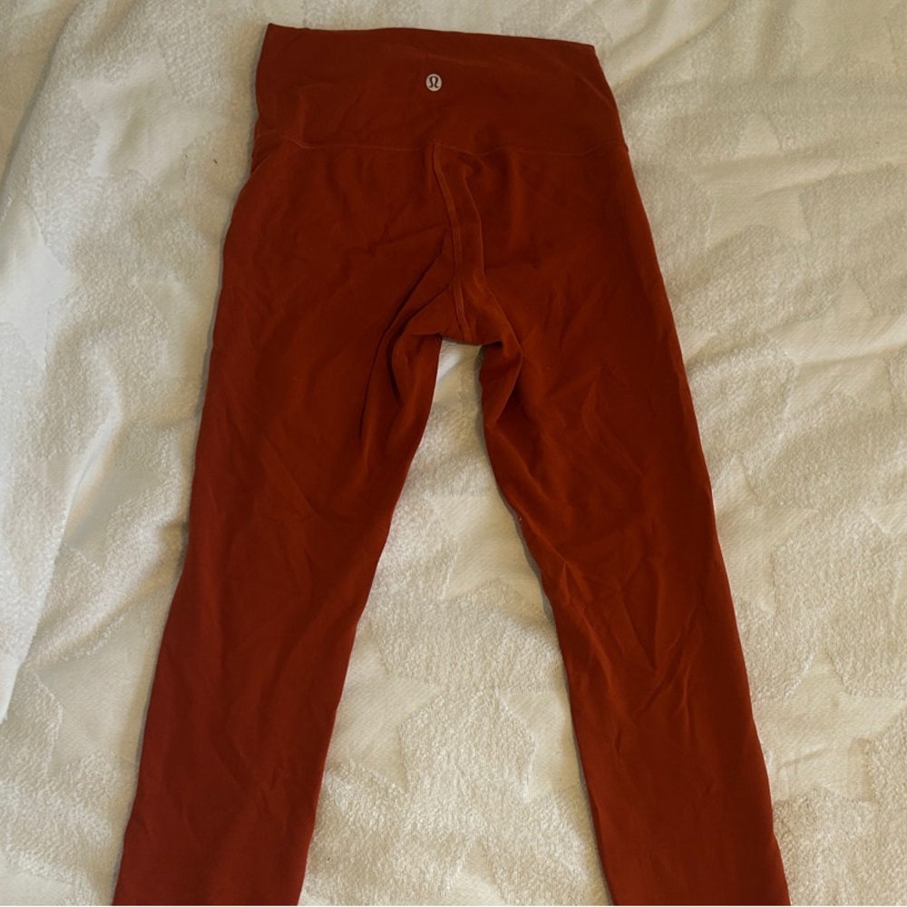 Lululemon Athletica Burnt Orange Leggings